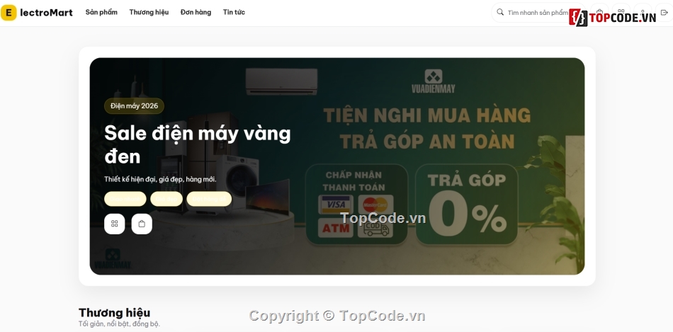 Đồ án,điện máy,bán hàng điện máy